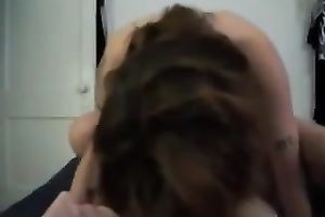 Sexy tattooed gal sucks and rides my dong and doesn't desire to stop