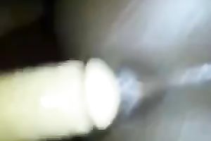 Watch me pounding my wet slit with a realistic sex tool