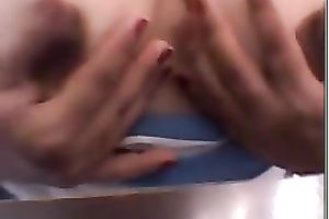 Colombian slut with biggest natural mambos is masturbating for me on cam
