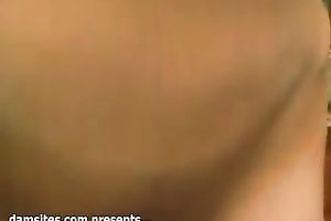Super hawt and skinny sweetheart in her hot underclothes caressing herself in the kitchen