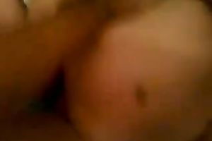 Banging my girlfriend's hirsute bawdy cleft in missionary position