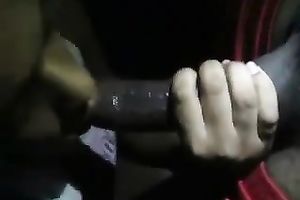 Ebony beuty cant receive sufficiently of my dark wood in POV clip