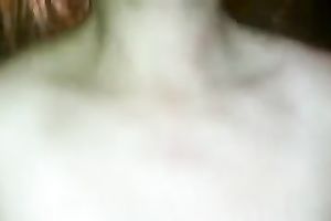 Watch me invading a dark brown hooker's hairless wet crack indoors