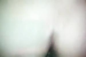 Watch me invading a dark brown hooker's hairless wet crack indoors