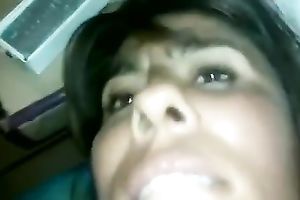 Watch me invading a dark brown hooker's hairless wet crack indoors