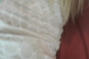 Stunning POV from behind pussy-drilling act with an non-professional golden-haired