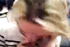 Stunning blond spinner sucks my shaft fervidly in POV movie scene