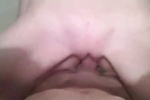 Puffy pussy was munched and lubricated for coarse fuck