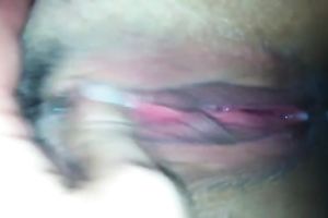 I just can not stop playing with this chick's pierced twat