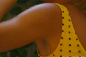 Short-haired golden-haired nympho likes to fuck on camera