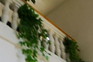 Short-haired golden-haired nympho likes to fuck on camera