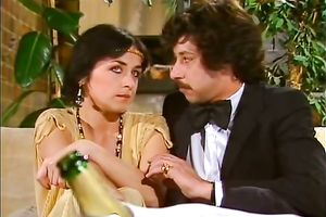 Stunning brunette hair receives her slit licked well by her BF