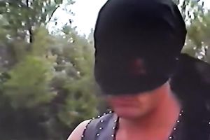 Super sexy and vehement outdoor sex with hot blondie