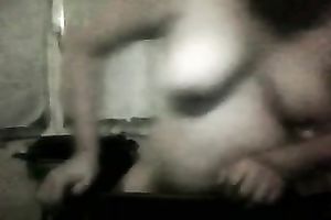 Ugly aged bitch shows her big natural love bubbles for the web camera