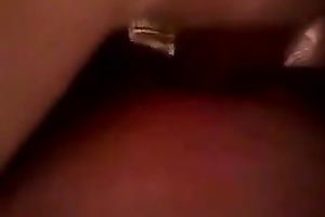 Selfshot close up solo with me pounding my rock hard slit with a toy