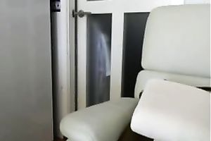 My super slutty girlfriend masturbates for me on webcam