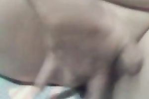 Showing my spouse my marangos and hairless milf muff as he films me