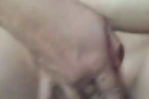 Showing my spouse my marangos and hairless milf muff as he films me