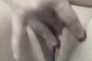 Showing my spouse my marangos and hairless milf muff as he films me