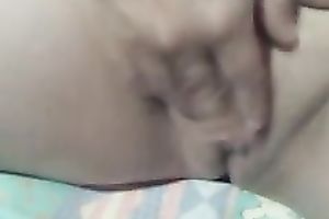 Showing my spouse my marangos and hairless milf muff as he films me