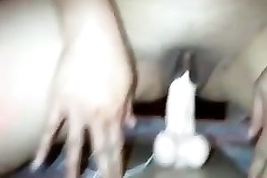 My insatiable Asian girlfriend testing new sex toy in front of a web camera