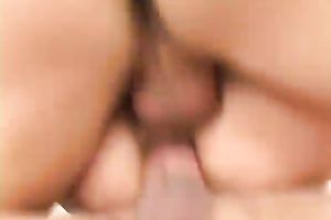 Nineteen year old doxy in intensive trio on ottoman