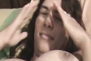 My latin babe milf GF has large curly wet crack and admirable set of billibongs