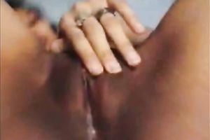 I just lay here rubbing my lovely snatch with my fingers