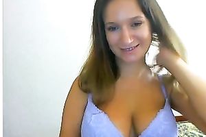 This web livecam playgirl with super hawt large jugs made me cum several times
