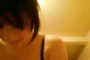 This blindfolded honey likes perverted sex and missionary is her beloved position