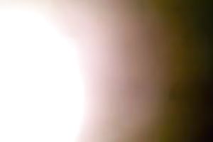 Juggy exotic harlot kneels in front of a fellow to engulf his prick