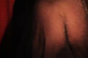 Sassy brunette hair slut exposes her big mambos in front of different dudes