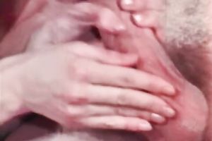 Horny brunette playgirl jerks and sucks dude's shlong after riding it