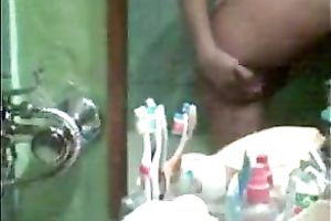 Homemade solo with me fisting my dark hole in the bath