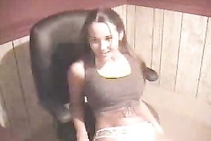 Simultaneously sexy and cold camgirl can't live without one as well as the other chatting and stripping