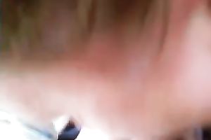 Filming large natural boobies of a older hooker on web camera