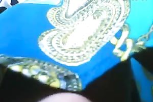 Hidden shoe camera filmed hawt chubby milf with not pants on