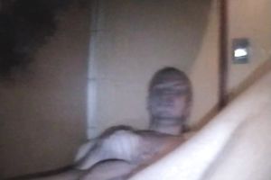 Hot brunette hair non-professional girlfriend is playing with her boyfriend on livecam