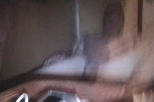 Hot brunette hair non-professional girlfriend is playing with her boyfriend on livecam