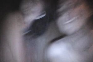 Hot brunette hair non-professional girlfriend is playing with her boyfriend on livecam