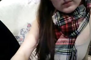 Cute legal age teenager hottie is flashing her charming merry love bubbles