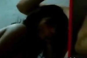 Slutty Indian non-professional sweetheart rides hard schlong of her BF and then gives him head