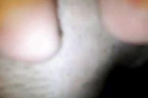 My sexfriend allows me to finger her bald vag and fuck it