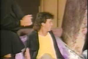 Brazen brunette hair honey in hot lingerie acquires team-fucked in three-some