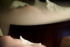 My submissive horny white wife with heavy gazoo loves it from behind
