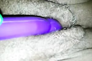 Old and unsightly curly dark vagina of my aged ebon white bitch