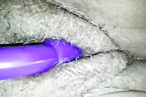 Old and unsightly curly dark vagina of my aged ebon white bitch