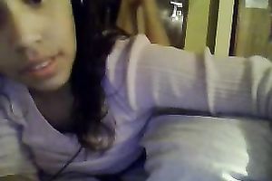 Fresh and adorable Argentinian teen on web camera showing off