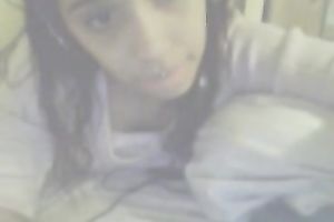 Fresh and adorable Argentinian teen on web camera showing off