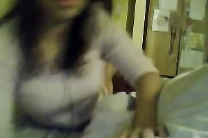 Fresh and adorable Argentinian teen on web camera showing off